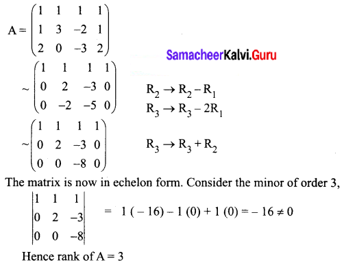 Samacheer Kalvi 12th Business Maths Solutions Chapter 1 Applications of Matrices and Determinants Additional Problems 19