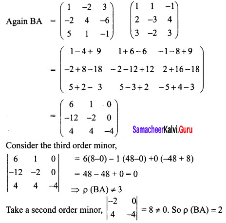 Samacheer Kalvi 12th Business Maths Solutions Chapter 1 Applications of Matrices and Determinants Ex 1.1 Q2.1