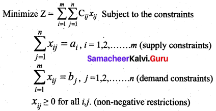 Samacheer Kalvi 12th Business Maths Solutions Chapter 10 Operations Research Ex 10.1 2