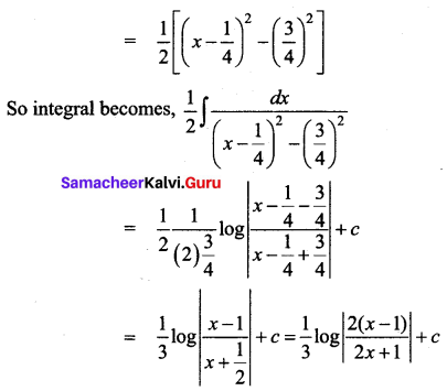 Samacheer Kalvi 12th Business Maths Solutions Chapter 2 Integral Calculus I Additional Problems 26