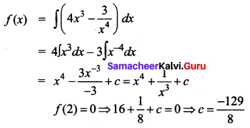 Samacheer Kalvi 12th Business Maths Solutions Chapter 2 Integral Calculus I Additional Problems 3