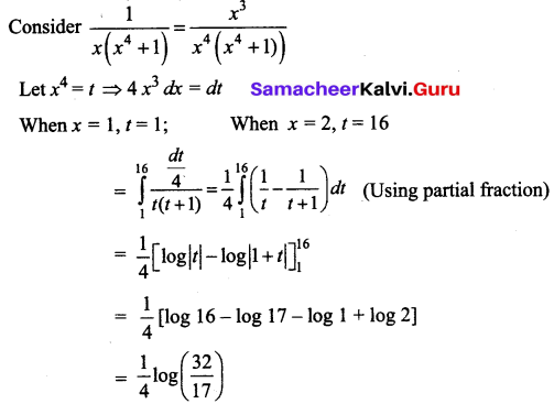 Samacheer Kalvi 12th Business Maths Solutions Chapter 2 Integral Calculus I Additional Problems 33