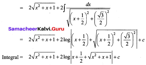 Samacheer Kalvi 12th Business Maths Solutions Chapter 2 Integral Calculus I Additional Problems 38
