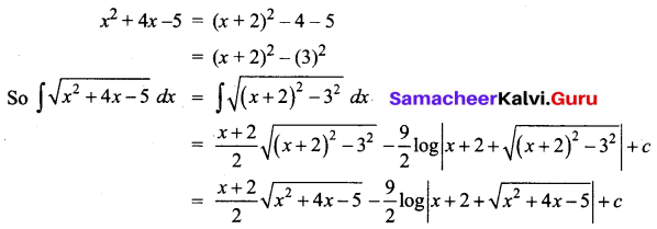 Samacheer Kalvi 12th Business Maths Solutions Chapter 2 Integral Calculus I Additional Problems 40