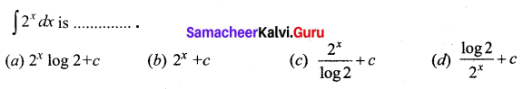 Samacheer Kalvi 12th Business Maths Solutions Chapter 2 Integral Calculus I Ex 2.12 Q2