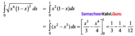 Samacheer Kalvi 12th Business Maths Solutions Chapter 2 Integral Calculus I Ex 2.12 Q20.1