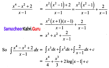 Samacheer Kalvi 12th Business Maths Solutions Chapter 2 Integral Calculus I Ex 2.2 Q2