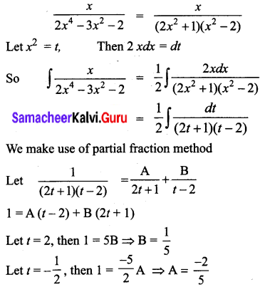 Samacheer Kalvi 12th Business Maths Solutions Chapter 2 Integral Calculus I Ex 2.6 Q10