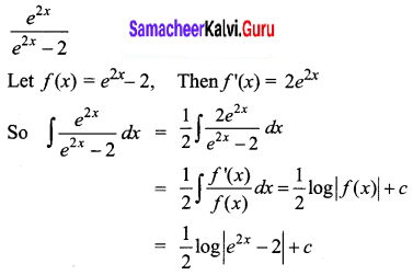 Samacheer Kalvi 12th Business Maths Solutions Chapter 2 Integral Calculus I Ex 2.6 Q3
