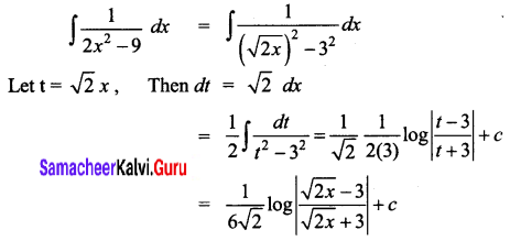 Samacheer Kalvi 12th Business Maths Solutions Chapter 2 Integral Calculus I Ex 2.7 Q3