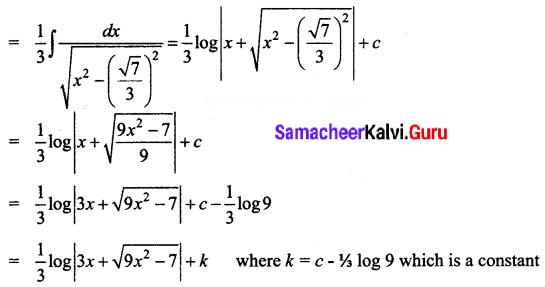 Samacheer Kalvi 12th Business Maths Solutions Chapter 2 Integral Calculus I Ex 2.7 Q8.1