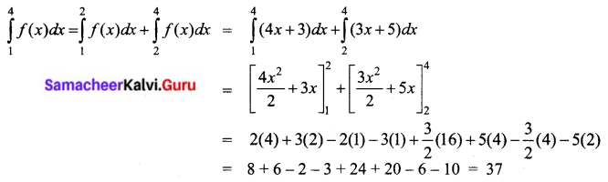 Samacheer Kalvi 12th Business Maths Solutions Chapter 2 Integral Calculus I Ex 2.8 II Q1.1