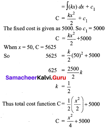 Samacheer Kalvi 12th Business Maths Solutions Chapter 3 Integral Calculus II Ex 3.2 Q18