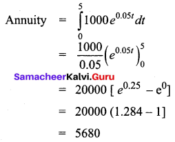 Samacheer Kalvi 12th Business Maths Solutions Chapter 3 Integral Calculus II Ex 3.2 Q5