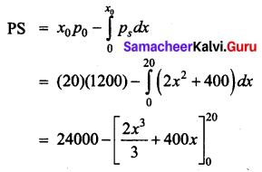 Samacheer Kalvi 12th Business Maths Solutions Chapter 3 Integral Calculus II Ex 3.3 Q8