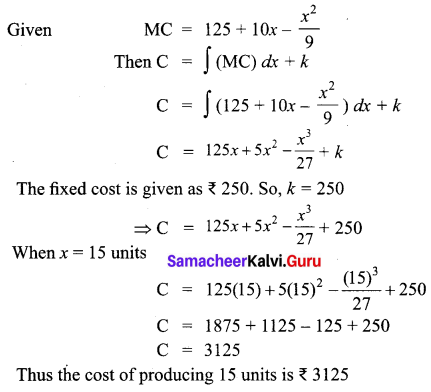 Samacheer Kalvi 12th Business Maths Solutions Chapter 3 Integral Calculus II Miscellaneous Problems Q2
