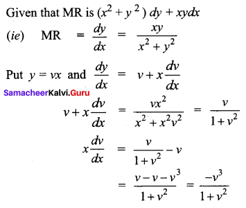 Samacheer Kalvi 12th Business Maths Solutions Chapter 4 Differential Equations Ex 4.3 Q7