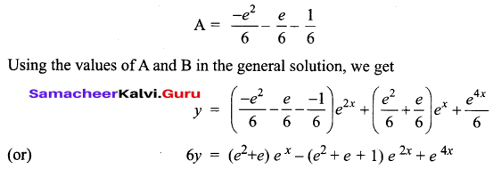 Samacheer Kalvi 12th Business Maths Solutions Chapter 4 Differential Equations Miscellaneous Problems Q7.2