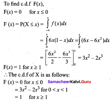 Samacheer Kalvi 12th Business Maths Solutions Chapter 6 Random Variable and Mathematical Expectation Additional Problems III Q2.2
