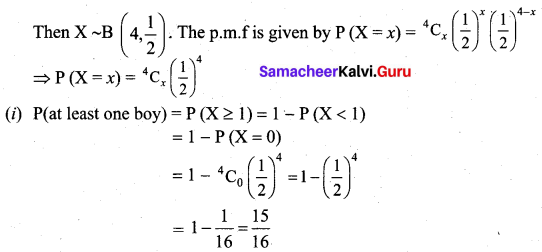 Samacheer Kalvi 12th Business Maths Solutions Chapter 7 Probability Distributions Ex 7.1 Q13
