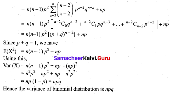 Samacheer Kalvi 12th Business Maths Solutions Chapter 7 Probability Distributions Ex 7.1 Q3.2