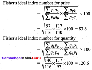 Samacheer Kalvi 12th Business Maths Solutions Chapter 9 Applied Statistics Additional Problems III Q1.2
