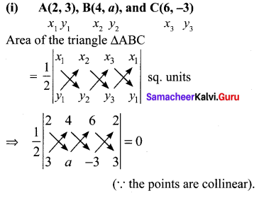 10th Coordinate Geometry 5.1 Samacheer Kalvi Maths