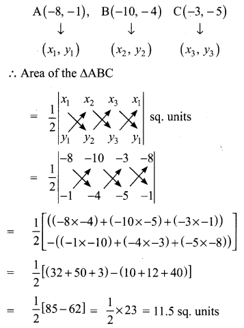 10th Maths Coordinate Geometry Exercise 5.1 Samacheer Kalvi 