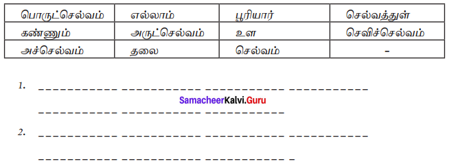 Samacheer Kalvi 7th Tamil Solutions Term 1 Chapter 2.6 திருக்குறள் - 01