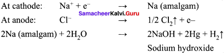 Samacheer Kalvi 11th Chemistry Solutions Chapter 5 Alkali and Alkaline Earth Metals