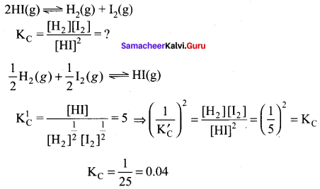 Samacheer Kalvi 11th Chemistry Solutions Chapter 8 Physical and Chemical Equilibrium-19