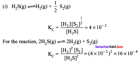 Samacheer Kalvi 11th Chemistry Solutions Chapter 8 Physical and Chemical Equilibrium-167