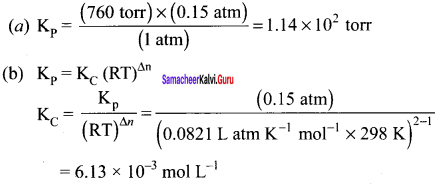 Samacheer Kalvi 11th Chemistry Solutions Chapter 8 Physical and Chemical Equilibrium-89