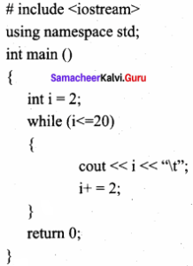 Samacheer Kalvi 11th Computer Science Solutions Chapter 10 Flow of ...