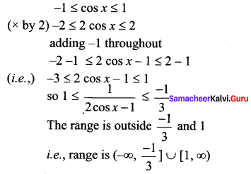 11th Maths Exercise 1.3 10th Sum