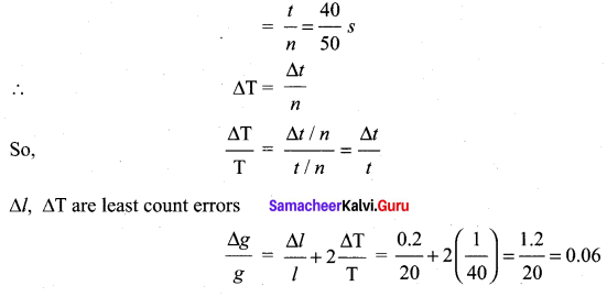 Samacheer Kalvi 11th Physics Solutions Chapter 1 Nature of Physical World and Measurement 39