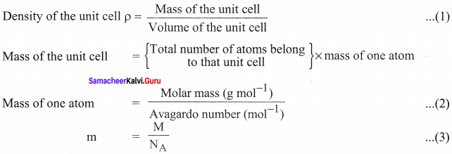 Samacheer Kalvi 12th Chemistry Solution Chapter 6 Solid State-48