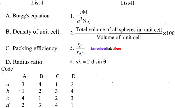 Samacheer Kalvi 12th Chemistry Solution Chapter 6 Solid State-29
