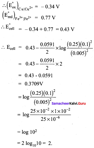 Samacheer Kalvi 12th Chemistry Solutions Chapter 9 Electro Chemistry-64