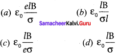 Magnetic Effect Of Electric Current Class 12 Numericals Pdf Samacheer Kalvi Chapter 3