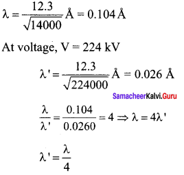 Samacheer Kalvi 12th Physics Solutions Chapter 7 Dual Nature of Radiation and Matter-1