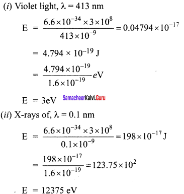 Samacheer Kalvi 12th Physics Solutions Chapter 7 Dual Nature of Radiation and Matter-38