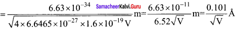 Samacheer Kalvi 12th Physics Solutions Chapter 7 Dual Nature of Radiation and Matter-49