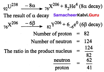 Physics 10th Samacheer Kalvi Chapter 6 Nuclear Physics