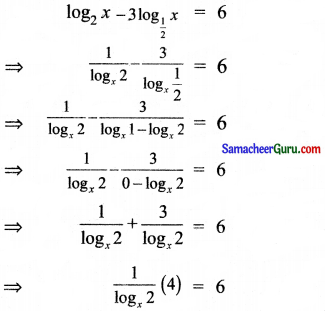 Samacheer Kalvi 11th Maths Solutions Chapter 2 அடிப்படை இயற்கணிதம் Ex 2.12 9