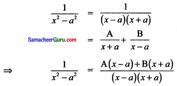 Samacheer Kalvi 11th Maths Solutions Chapter 2 அடிப்படை இயற்கணிதம் Ex 2.9 1
