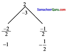 Samacheer Kalvi 11th Maths Solutions Chapter 3 அடிப்படை இயற்கணிதம் Ex 3.8 4