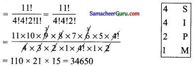 Samacheer Kalvi 11th Maths Solutions Chapter 4 சேர்ப்பியல் மற்றும் கணிதத் தொகுத்தறிதல் Ex 4.2 5