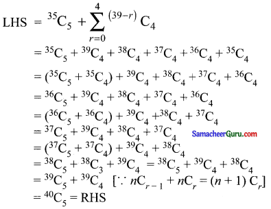 Samacheer Kalvi 11th Maths Solutions Chapter 4 சேர்ப்பியல் மற்றும் கணிதத் தொகுத்தறிதல் Ex 4.3 6