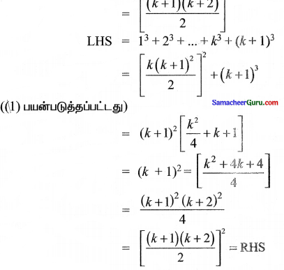Samacheer Kalvi 11th Maths Solutions Chapter 4 சேர்ப்பியல் மற்றும் கணிதத் தொகுத்தறிதல் Ex 4.4 1
